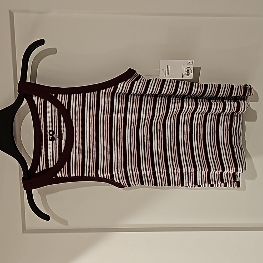 SO Varsity Tank (Berry Stripe Color)